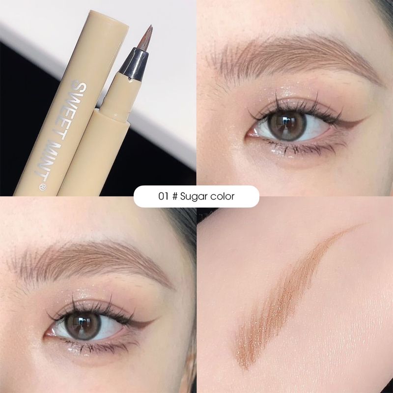 Lápiz multiusos para cejas líquido, resistente al agua, cabezal de hoja ultrafina, potenciadores de cejas de boceto fino duradero_voghion.com