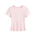 Women's Clothing Summer New Ladies Hot Girl Tight Round Neck Short Sleeve T Shirt Elastic Slim Bottoming Shirt Female_voghion.com