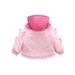 Girls' Winter Jacket With Bow – Fleece-Lined Hooded Windbreaker For Kids (3-8 Years) – Thickened Polyester Outer Shell_voghion.com