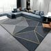 Crystal Velvet Area Rug - Premium Polyester Striped Floor Mat With Non-Slip Backing, Modern Minimalist Machine Washable Carpet_voghion.com