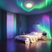 5V Starry Sky Northern Lights LED Projector Night Atmosphere Magic Ball Light Water Ripple Bedside Lamp_voghion.com