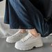 Spring Women's Canvas Sneakers - Style Breathable Platform Shoes | 4cm Height Increase Casual Shoes BR301-1_voghion.com
