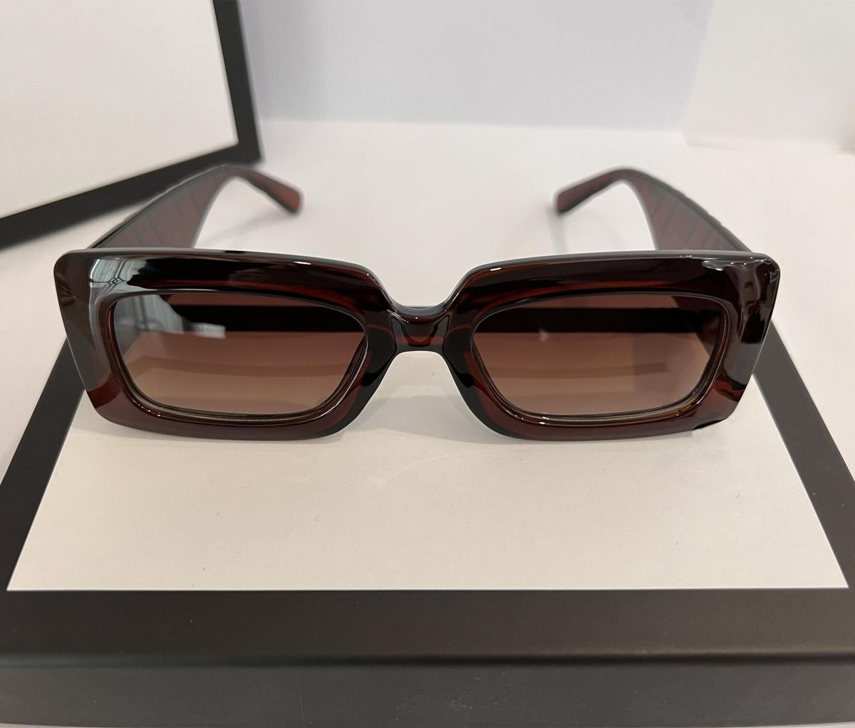 Summer square Rectangle Man Woman Unisex Fashion Glass Retro Small Frame Dign UV400 6 Color Optional Womens_voghion.com