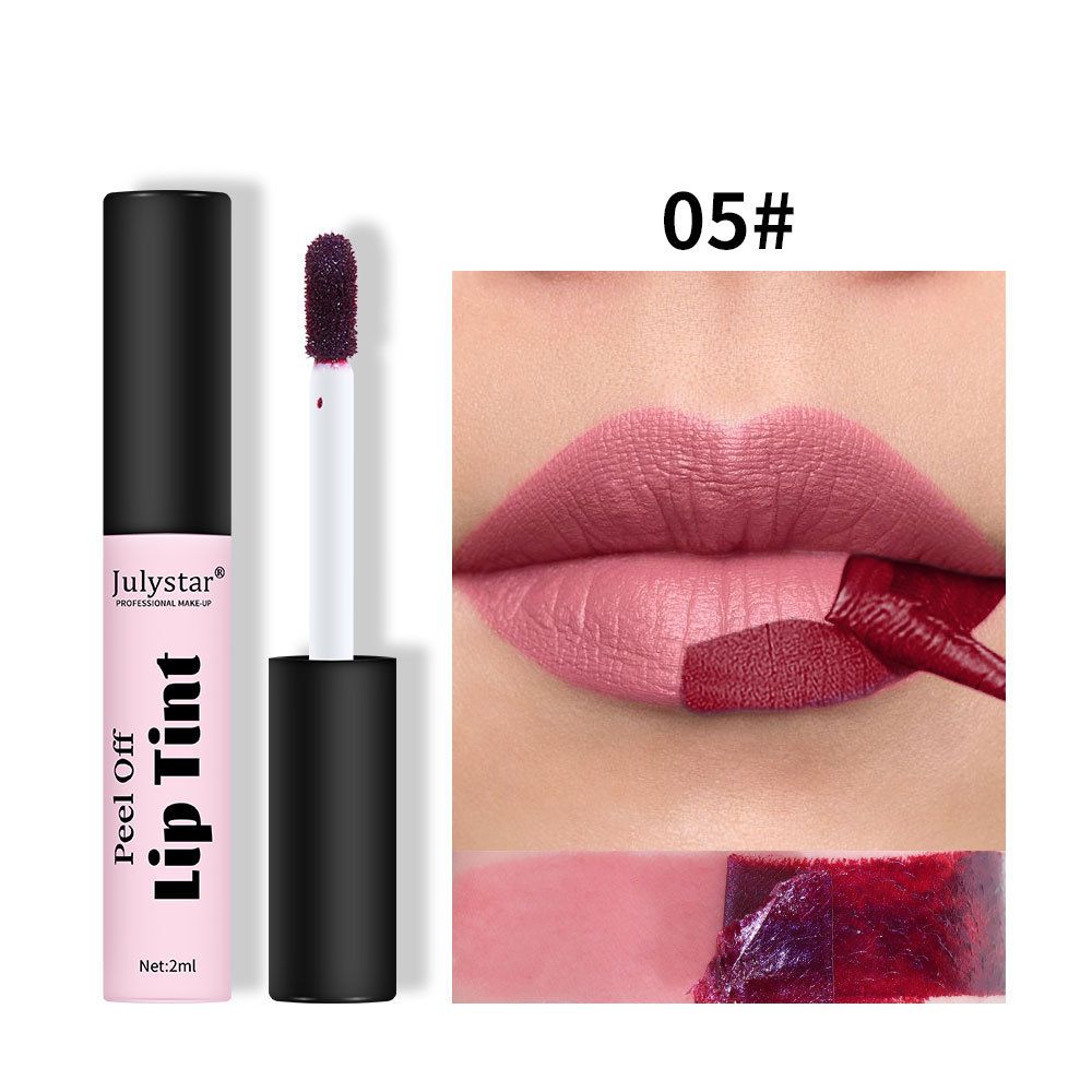 Beauty Makeup Langlebiger, wasserdichter, matter Abreiß-Lippenstift, heißer Verkauf, leicht zu färbender, nicht klebender Lippen-Makeup_voghion.com