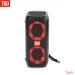 TG333 Tragbarer drahtloser Bluetooth-Subwoofer, wasserdicht, für den Außenbereich, TF-USB-Stereoanlage mit Telefonständer-Lautsprecher_voghion.com