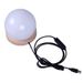Adjustable LED Night Light With 3 Color Changing Modes, USB Powered Bedside Lamp, Soft Glow For Bedroom & Home Decor, Eye-Caring Spherical Design_voghion.com