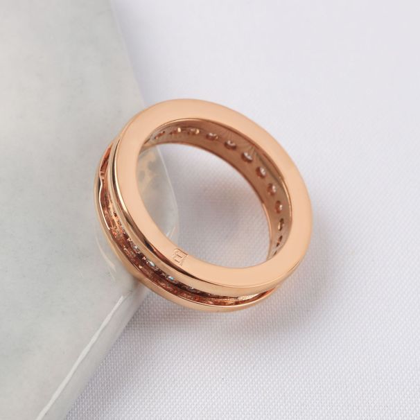 Vollkristalle Paar Titan Stahl Band Männer und Frauen Ring_voghion.com