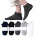 2025d Black White Gray Men Summer Autumn Winter Four Seasons Solid Color Men's Short Tube Boat Invisible Disposable Socks_voghion.com