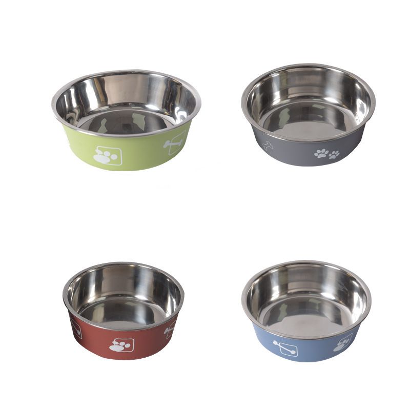 Roestvrijstalen voerbak met grote capaciteit, antislip en anti-klop, kattenbak, hondenbak, drinkwater, voerbak voor tweeërlei gebruik_voghion.com