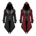 Medieval Halloween Retro Splicing Jacket Men's Gothic Dark_voghion.com