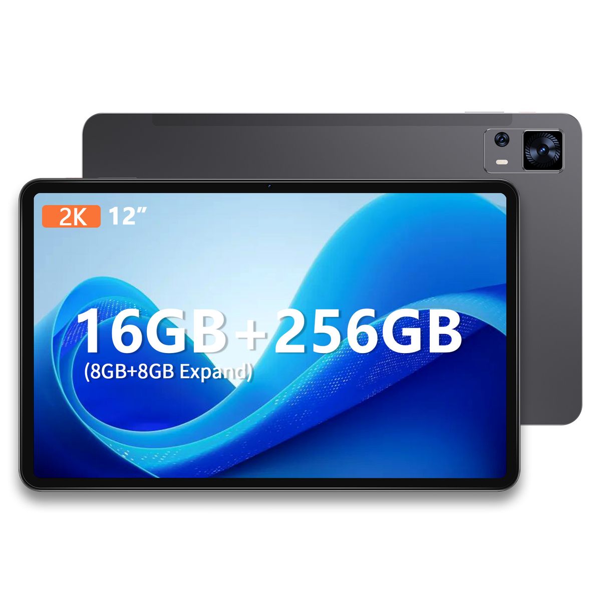 Tablet computer da 12 pollici con sistema Android 14 esclusivo, supporta la ricarica rapida da 18 W, altoparlanti stereo, schermo con protezione per gli occhi 2K, 4G_voghion.com