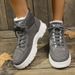 Plus Size Snow 2024 Autumn Winter New Fleece-Lined Thickened Hiking Martin Boots For Women_voghion.com