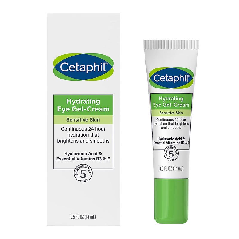 Cetaphil drėkinamasis paakių gelis-kremas nuo raukšlių paakių kremas išblukina smulkias linijas nuo tamsių ratų, pašalina paakių maišelius._voghion.com