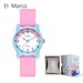 Round Dial Waterproof Quartz Watch For Kids And Teens - Stylish Casual Timepiece With 50M Water Resistance, Japanese Movement, And Durable TPU Strap_voghion.com