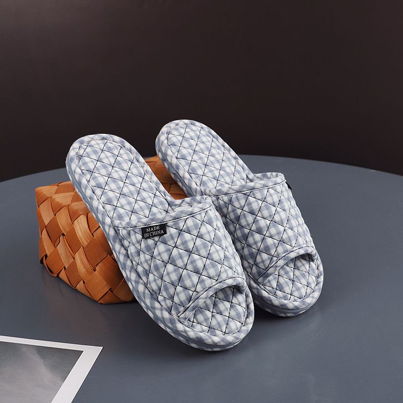 Chaussons d'extérieur RenMou lavables en machine, semelle épaisse en pur coton, trois couches, pour homme, intérieur et extérieur, en bois, offre exclusive_voghion.com