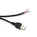 Câble d'extension d'alimentation USB 2.0 5 V, 2 fils, prise mâle, 0,3 m/1 m/2 m_voghion.com
