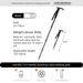 Camel Outdoor Multi-Functional Telescopic Ultra-Lightweight Self-Defense Walking Stick Hiking Gear 2SA7D42_voghion.com