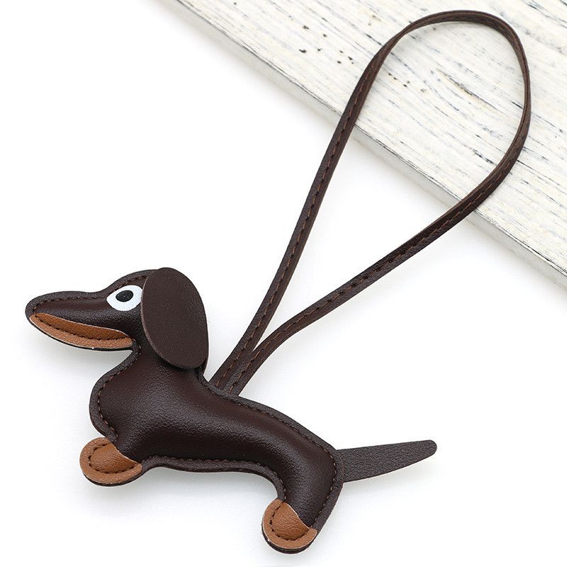 Bag Charm New Cartoon Personality Keychain Bag Pendant Series Dachshund Animal Shape Bag Pendant Decoration Wholesale_voghion.com