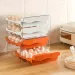 Automatic Scrolling Egg Rack Refrigerator Eggs Storage Box Holder Storage Box Egg Double-Layer Drawer-Type Eggs Box Kitchen_voghion.com
