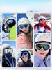 Ski Mountaineering Goggles Unisex Motorcycle Riding Windproof Anti-Glare Glasses Outdoor Sports Snow Sunglasses_voghion.com