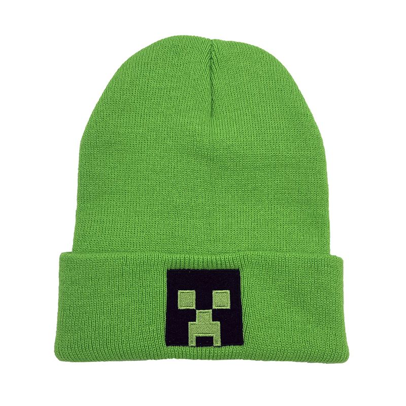 Doudou Hat Game My World Embroidery Wool Knitted Hat Men's and Women's Autumn and Winter Warm Hat Cold Hat_voghion.com