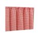 Cafe Curtains - Poly Cotton Blend Semi Sheer Door Curtain With Tension Rod, 6 Colors & 9 Sizes For Kitchen, Bedroom, Living Room_voghion.com
