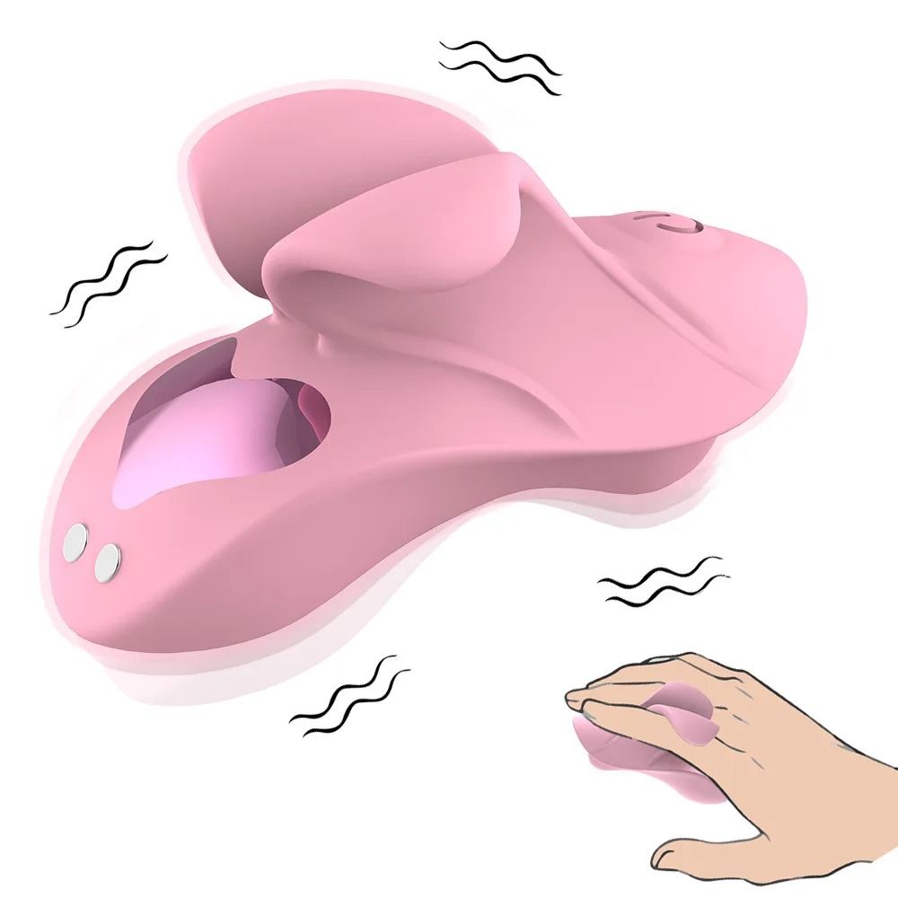 APP remote control mini wear finger vibrator bullet jump eggs massage female G-spot stimulation vibrator_voghion.com