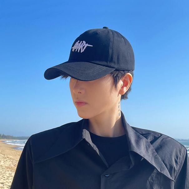 Big Head Cap Heren Zwarte Baseballpet Zomer Casual Veelzijdig Grote Maat Herenstijl_voghion.com