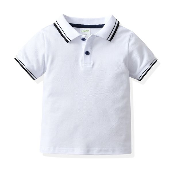 Mamm & Kanner Jongen a Meedercher Summer Mesh POLO Hiemer fir Kanner Schatz Summer Revers hallef Hülse_voghion.com