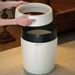 Large Capacity Trash Can Ins Style High-Value Household Living Room Bedroom Kitchen Light Luxury High-End Wastebasket_voghion.com