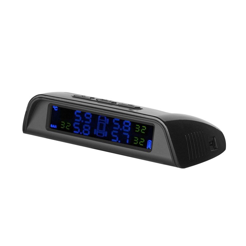 VEVOR RV Tire Pressure Monitoring System Real Time Solar Trailer TPMS 6 Sensors_voghion.com