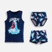 Kid's Clothing Children's vest underwear set boy pure cotton small and medium-sized boy baby cotton top underwear three-piece set_voghion.com