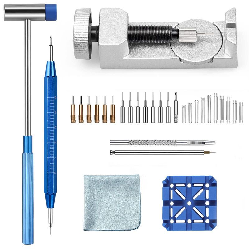 Watch Repair Tools Manual Watch Repair Tool Set 41 Pieces, Watch Strap Disassembly And Replacement Tool TZ2 128_voghion.com