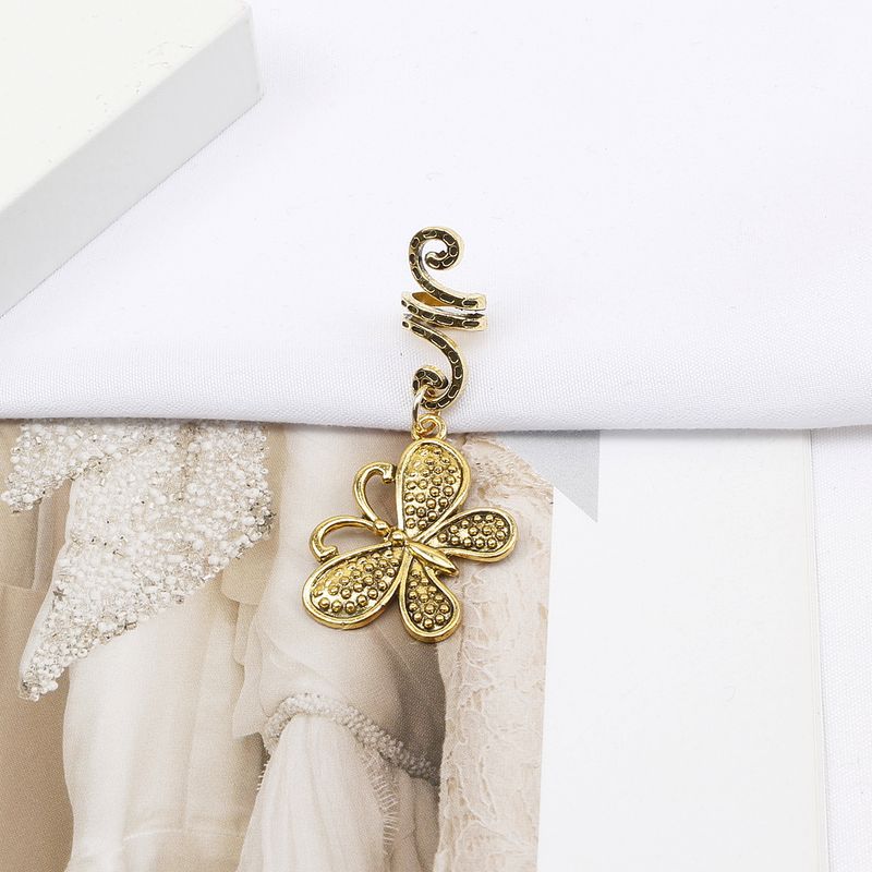 Dreadlock-Haarspangen, Hip-Hop-Haarschmuck aus Legierung, thematisch gestaltete Spiral-Haarringe, trendige und coole Haaraccessoires für Mädchenzöpfe_voghion.com