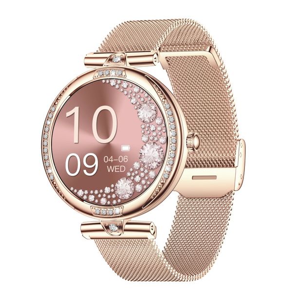 NX17 Pro Smart Watch Damen Bluetooth Anruf Herzfrequenz_voghion.com