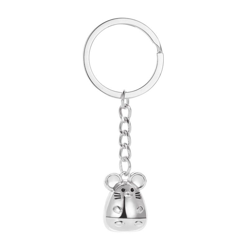 Zodiac Accessoires Mode Leuke Muis Sleutelhanger Creatief Cadeau Hanger Muis Tas Sleutel Hanger_voghion.com