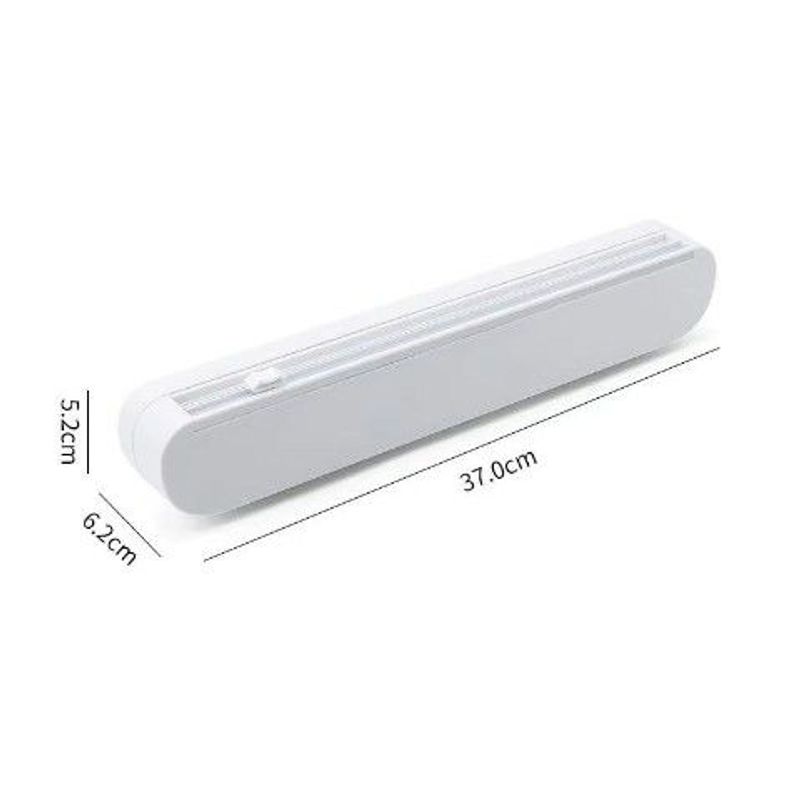 Cortador con ventosa, herramienta de cocina para el hogar, film transparente mágico, divisor de papel de aluminio, cuchillo deslizante, caja de corte_voghion.com