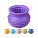 Pet Self-Entertainment Boredom Relief Lick Durable Chew Teething Food Dispensing Ball Silicone Cat Dog Feeding Toy_voghion.com