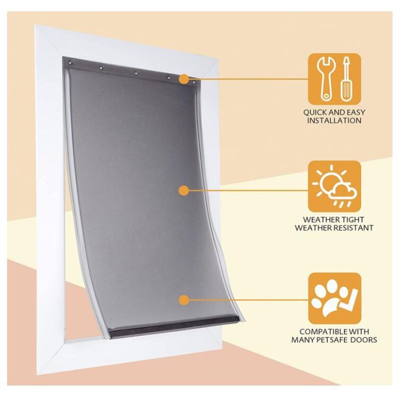 TPU Hole Pet Curtain Piece Dog Free Entry Soft Door_voghion.com