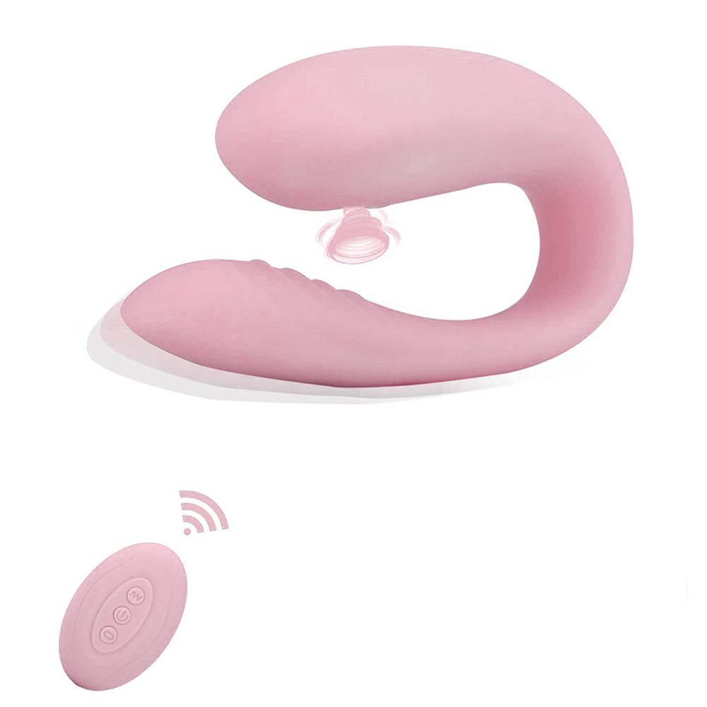 Dildo vibratore succhiatore senza fili con telecomando, stimolatore del punto G del clitoride, articoli per adulti, giocattoli sessuali per adulti_voghion.com