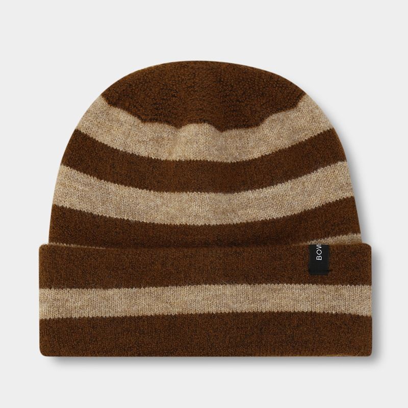 2024 neue Herbst- und Wintermode Pendlermütze Plüsch gestrickte Wollmütze_voghion.com