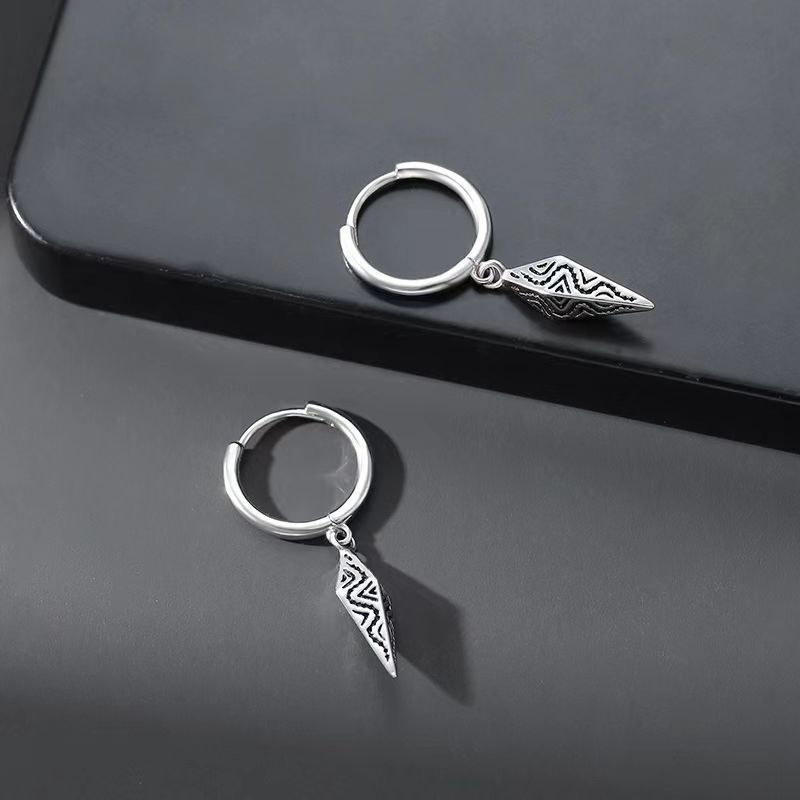 Earrings For Men Simple, Trendy, Personalized. Style Is Handsome Ruffian, With A Single Niche. Men's High-end, Men's And_voghion.com