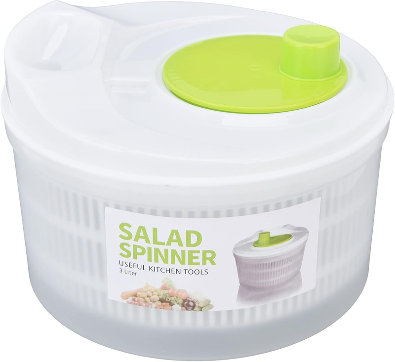 Chef Pro Salad Spinner - Rotating Dehydrator Crisp Veg_voghion.com