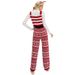 Christmas Women's clothing hot styleautumn and winter Christmas wear knitted overalls pants loose Christmas snowflake knitted jumpsuit_voghion.com