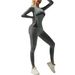 Autumn Winter Moisture Wicking Suit Seamless Training Thermal Ski Quick-Dry Underwear Set Fitness Sportswear_voghion.com