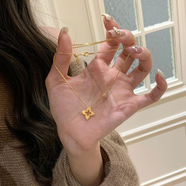 Collana vintage in argento sterling con design di nicchia, stile S, con maglione di alta qualità, scintillante diamante sulla clavicola_voghion.com