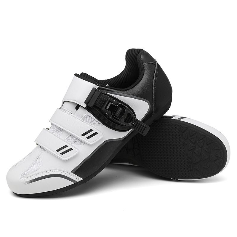 Fahrradschuhe im neuen Stil mit Schlössern, Schuhe mit Schnallenverschluss, Rennrad-Powerschuhe für Herren und Damen, Mountainbike-Gummisohlen mit harter Sohle_voghion.com