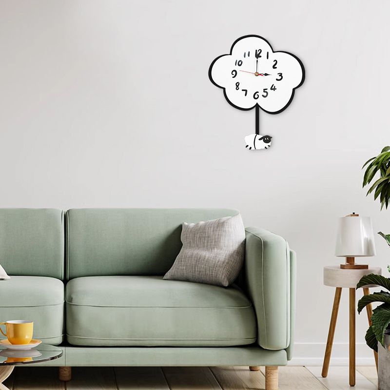Creativo soggiorno alla moda ciondolo casa parete appeso orologi oscillanti, fai da te_voghion.com