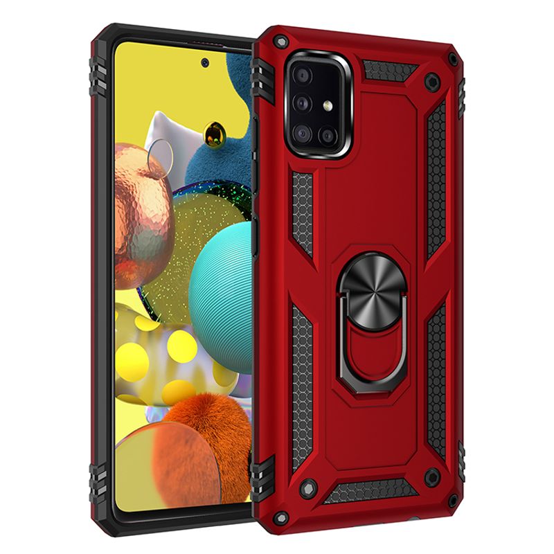 Metallring-Rüstungsfall für Samsung Galaxy A51 A71 A21S A12 A31 A50 A52 A70 A32 A72 S21 S20 S10 S9 S8 Plus M21 M31 Anti-Dr_voghion.com