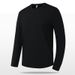 Men's Winter Performance Long Sleeve T-Shirt – High-Stretch & Warm Stand Collar Running & Hiking Top (Black, Dark Gray, Khaki, EU Sizing M-5XL)_voghion.com